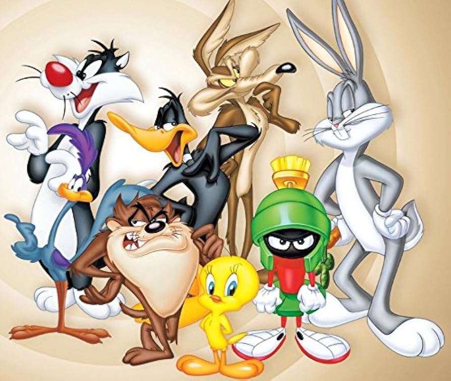 Looney dallamok őrült dallamok online puzzle