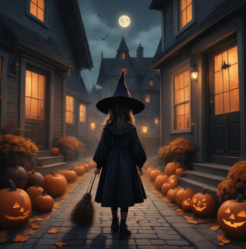 Caminhe durante o Halloween quebra-cabeças online