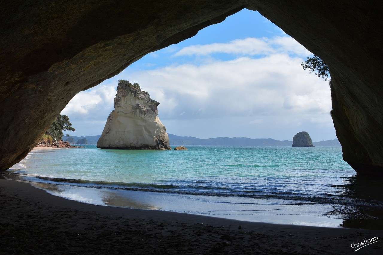 Новая Зеландия, Море. пазл онлайн