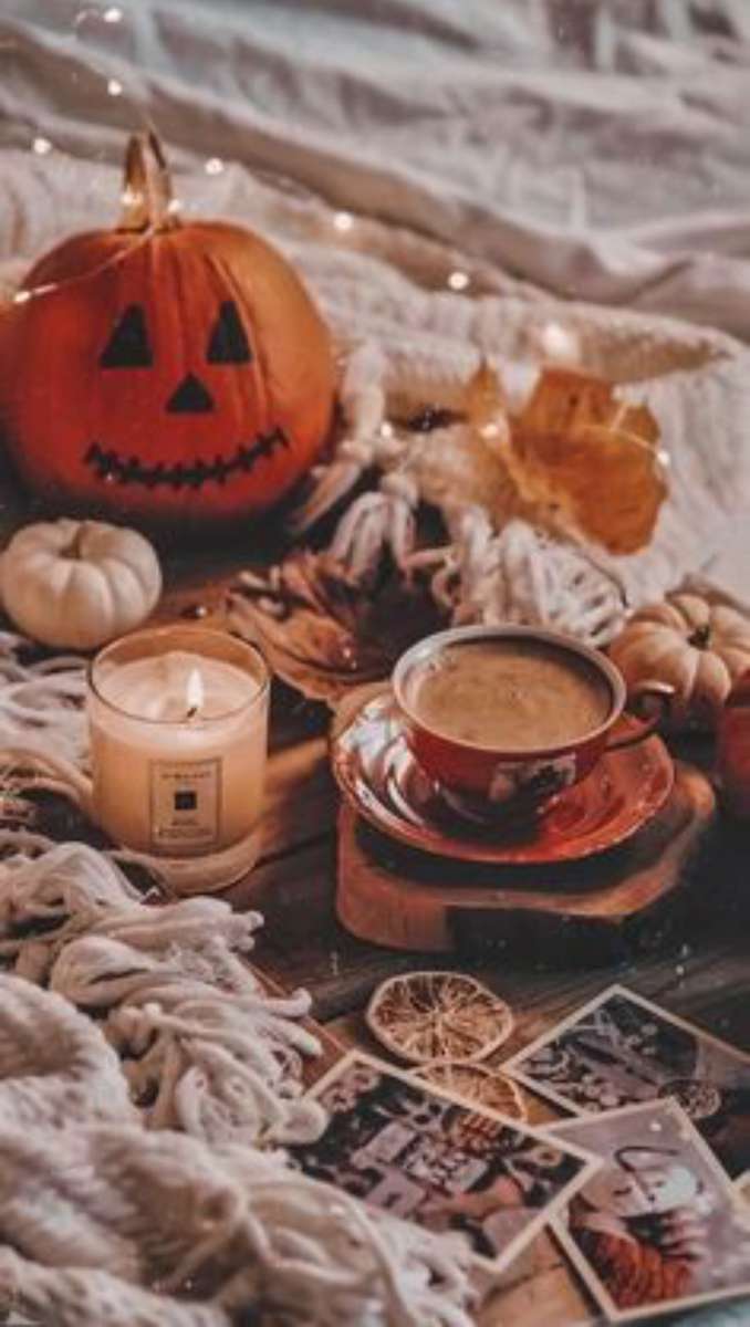 Halloween-koffie online puzzel