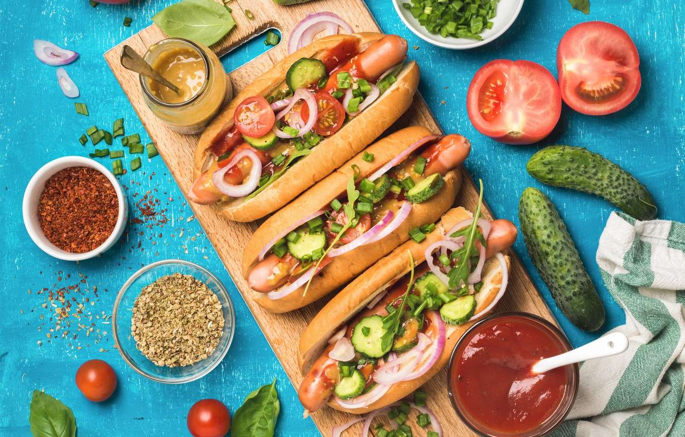 Placă Hotdog jigsaw puzzle online