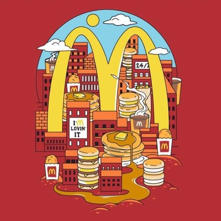 Mundo mcdonalds rompecabezas en línea