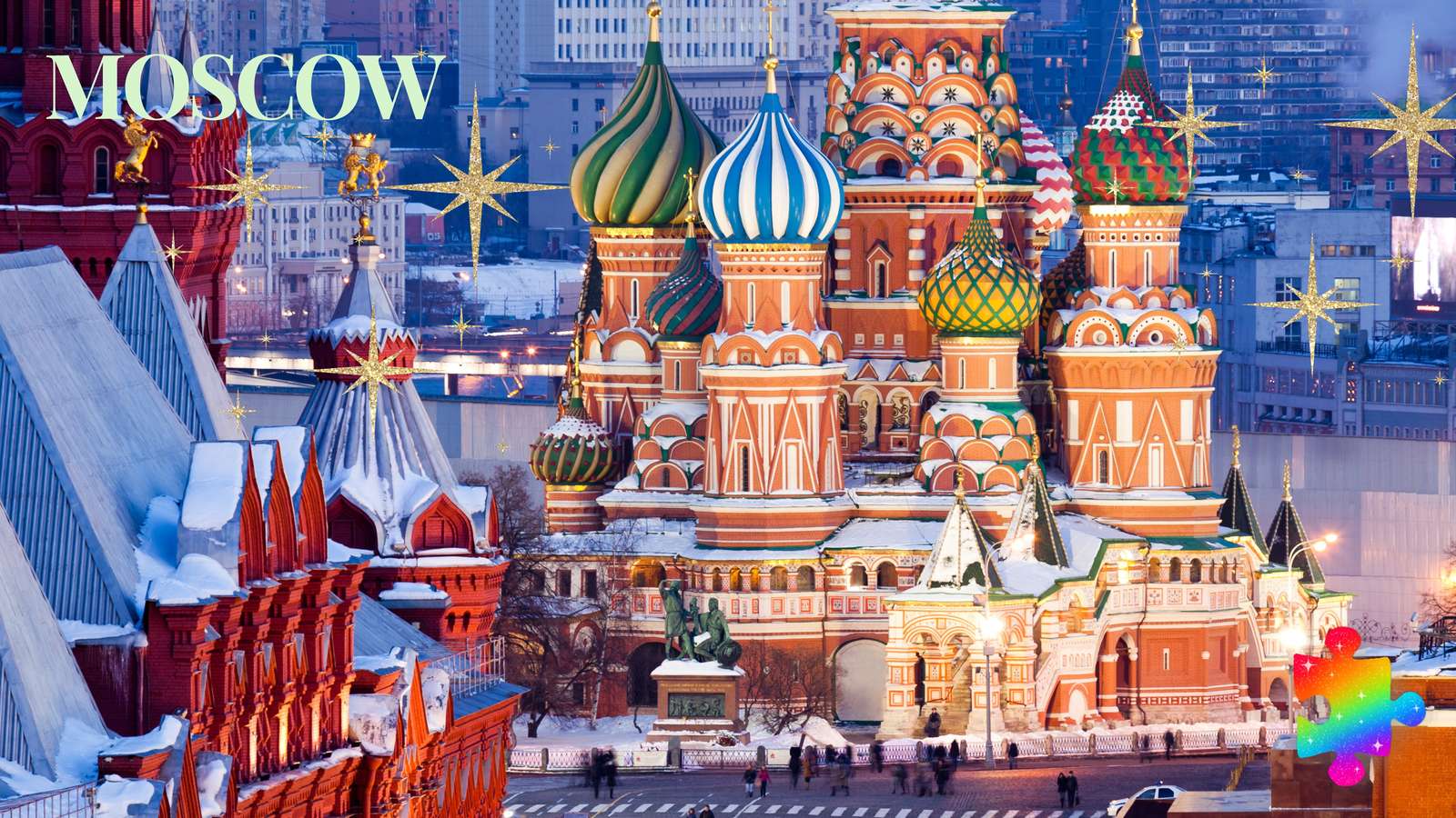 Moscow in Russia online puzzle