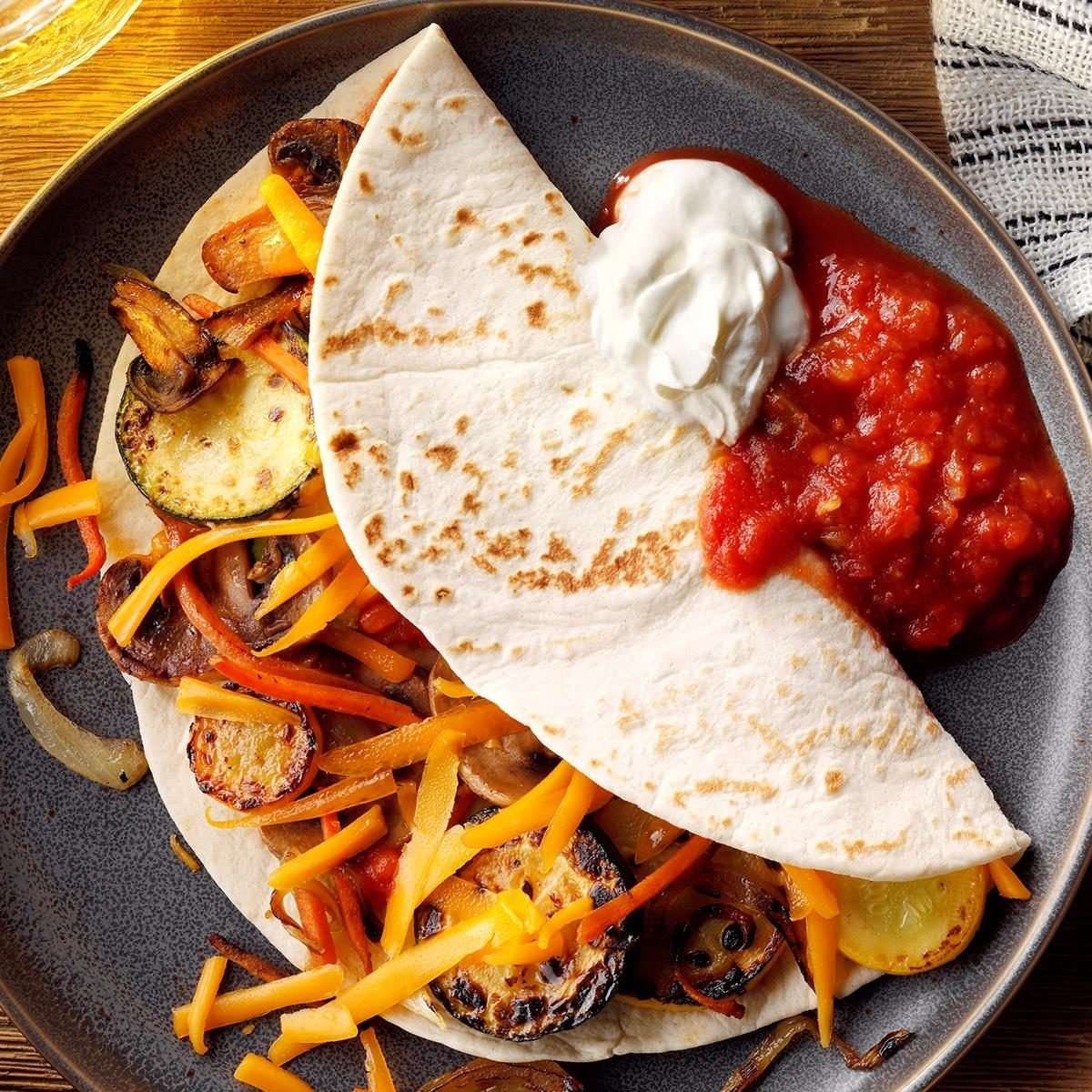 Fajita Vegetariana rompecabezas en línea