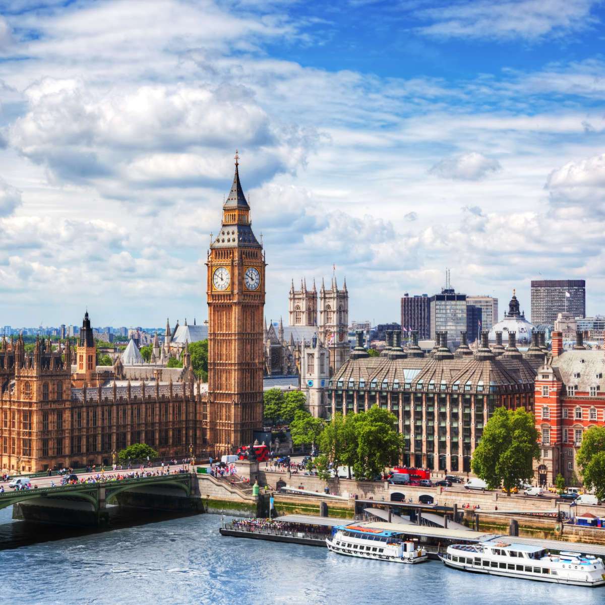 River Thames, London UK jigsaw puzzle online