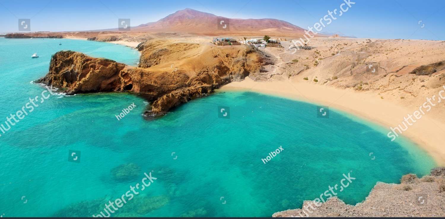 Playa de Ajaches Islas Canarias rompecabezas en línea