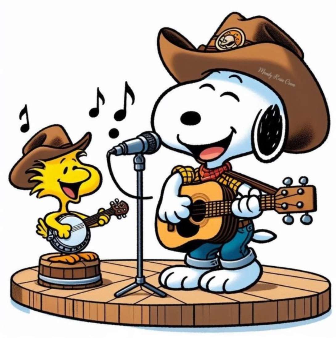 Ο Snoopy και το Woodstock στο Grand Ole Opry online παζλ