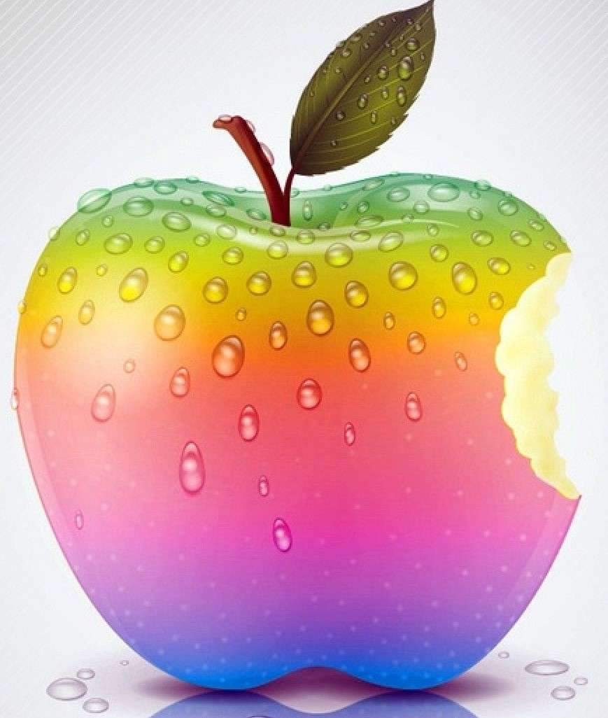 Apple-logo voor computer online puzzel