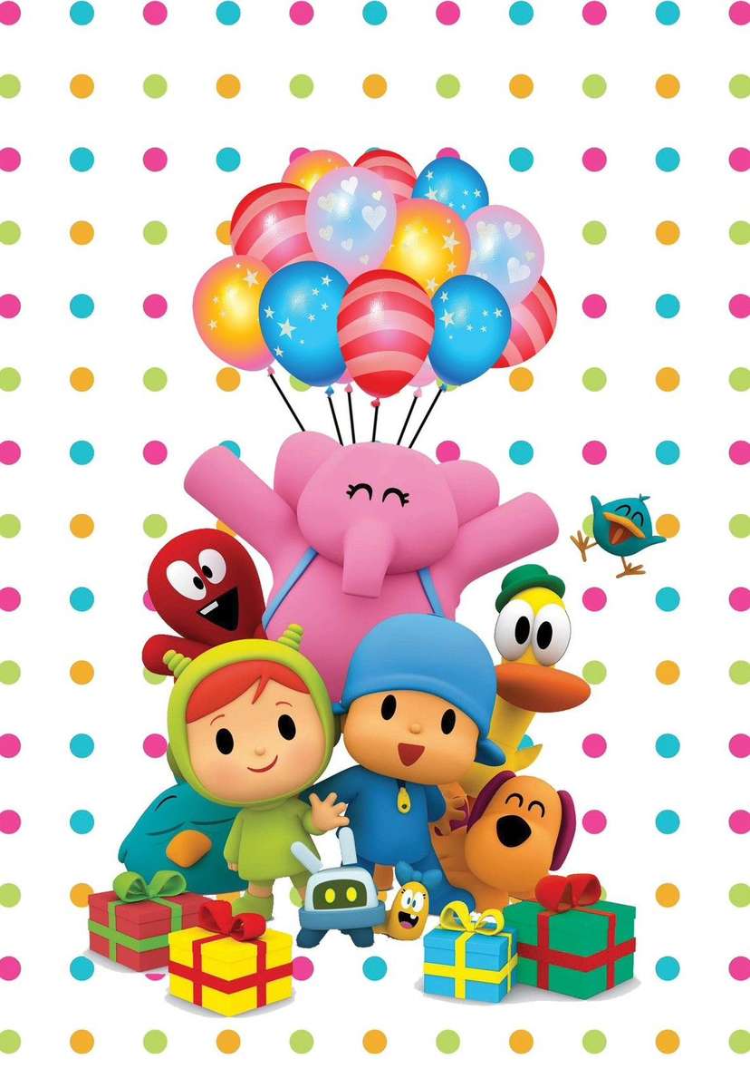 Pocoyo for children online puzzle