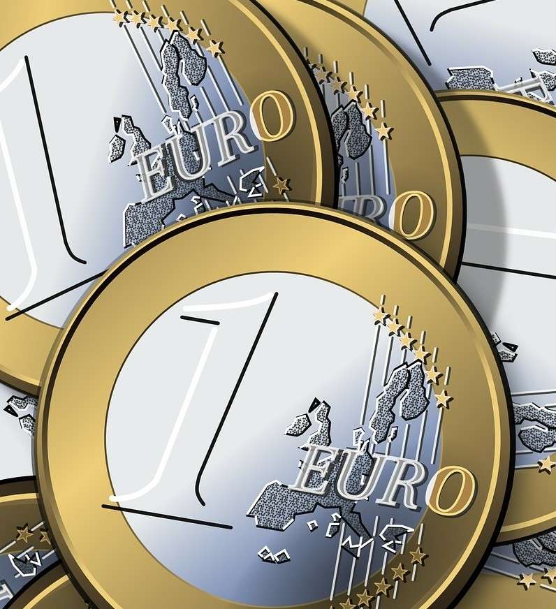 Euro in coins online puzzle