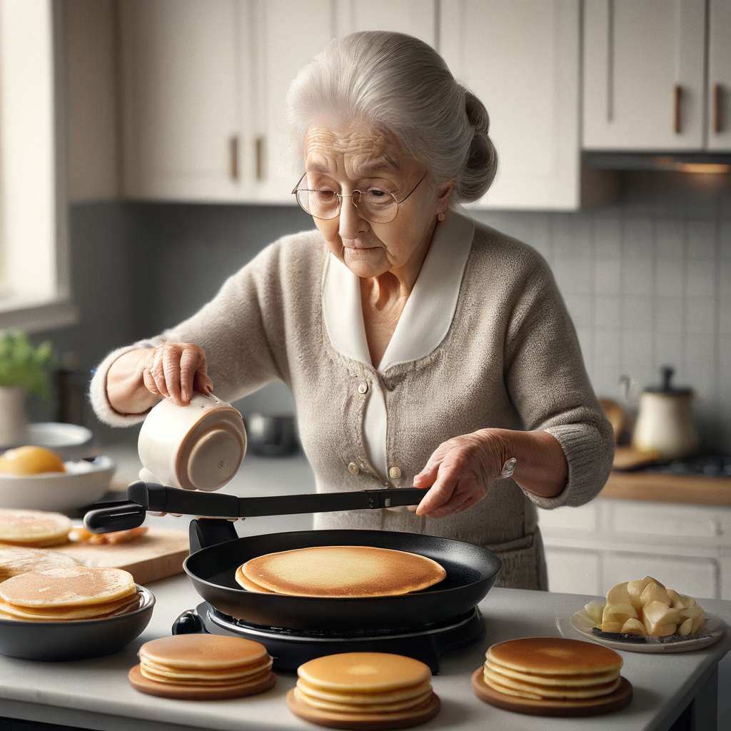 Panqueques con papas fritas de la abuela rompecabezas en línea