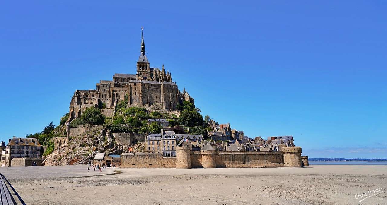 Mont saint michel, Abbey, Island. jigsaw puzzle online