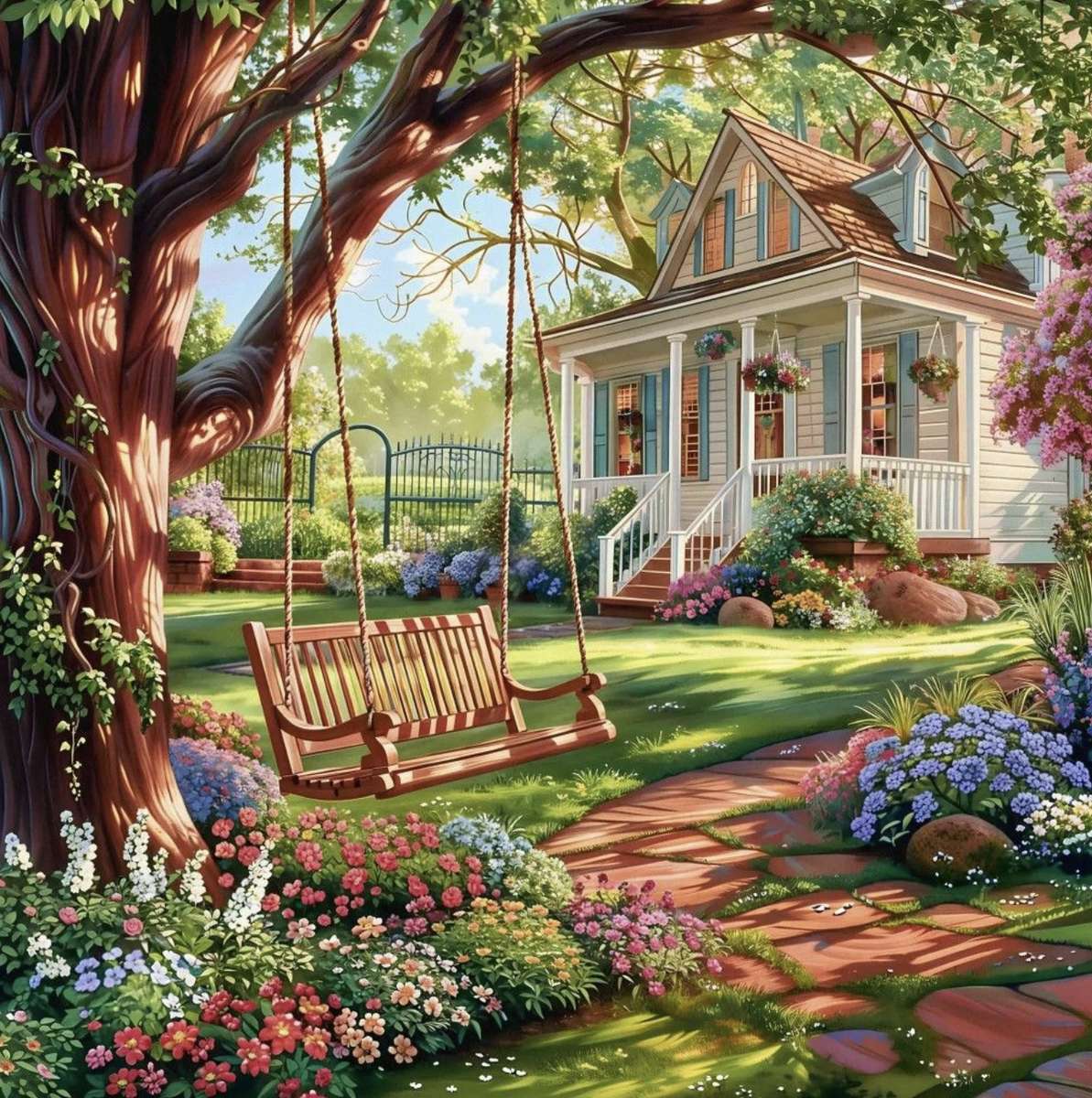 A corner of serenity jigsaw puzzle online