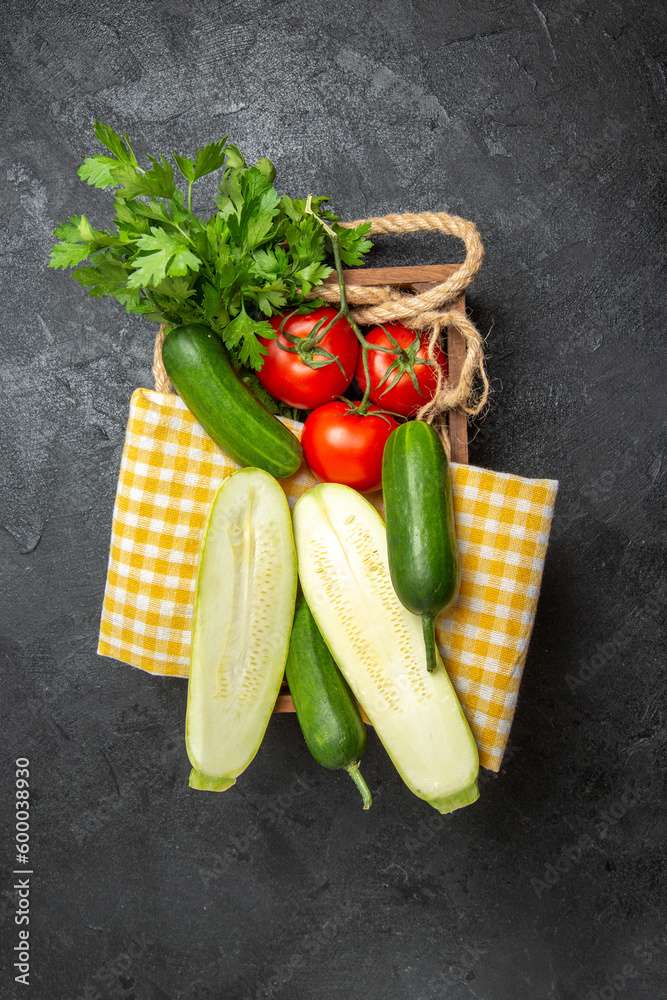 Pomodori, cetrioli e zucchine puzzle online