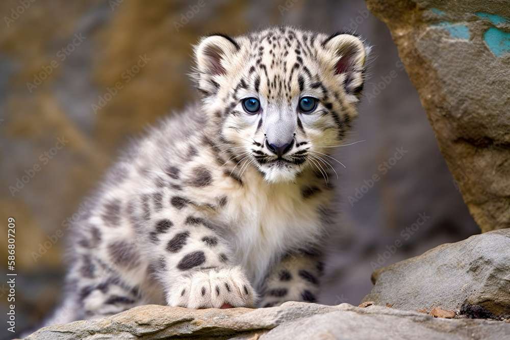 Baby snow leopard online puzzle