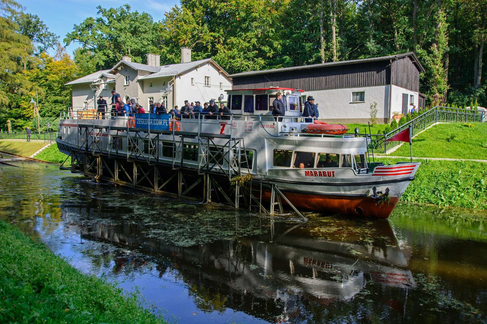 Tur längs Elbląg-kanalen pussel på nätet