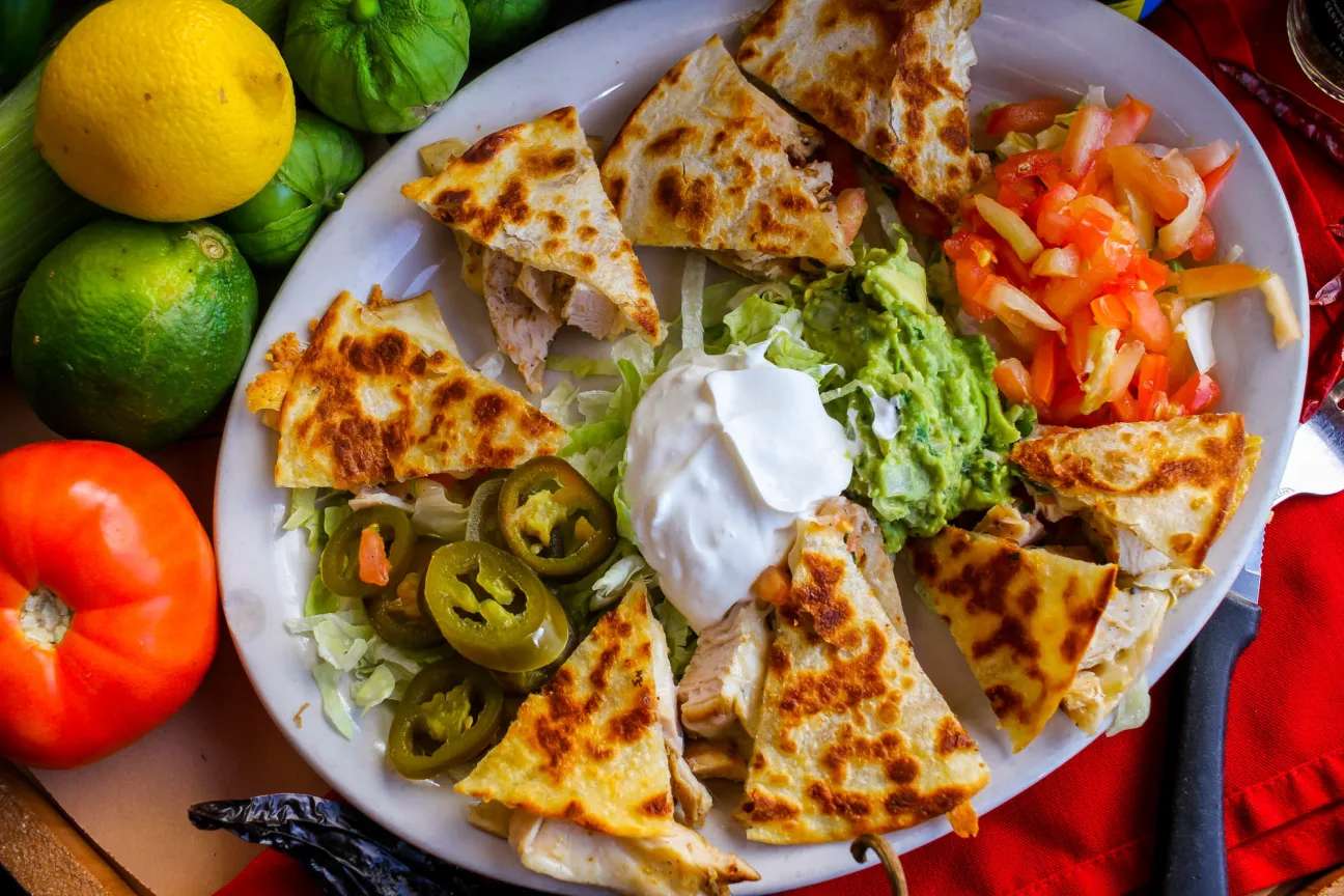 Quesadilla de pui puzzle online