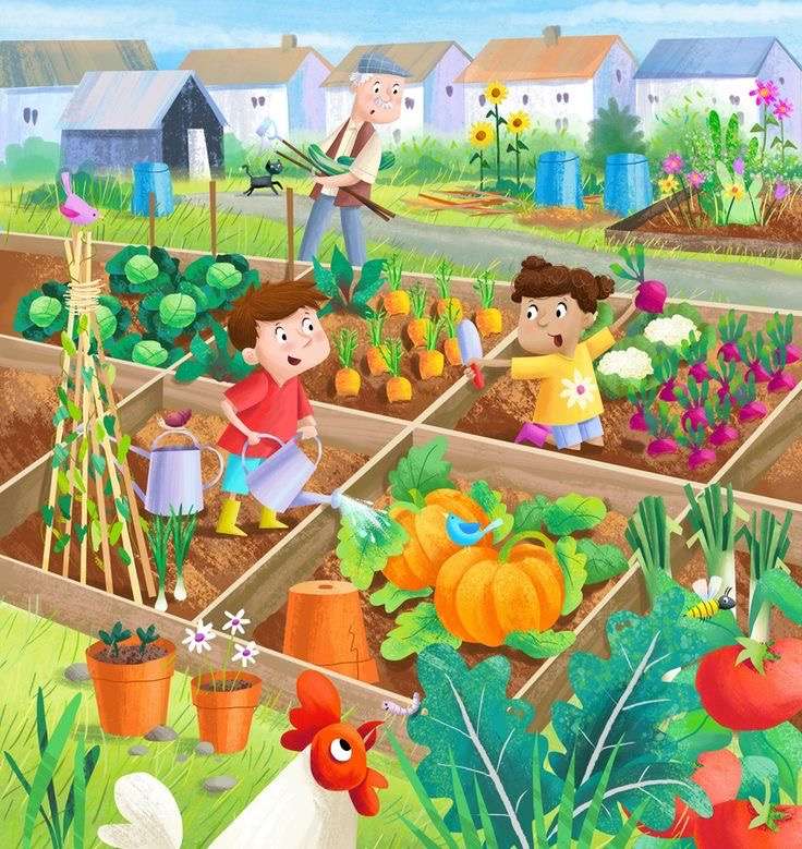 Vitamine dal giardino puzzle online