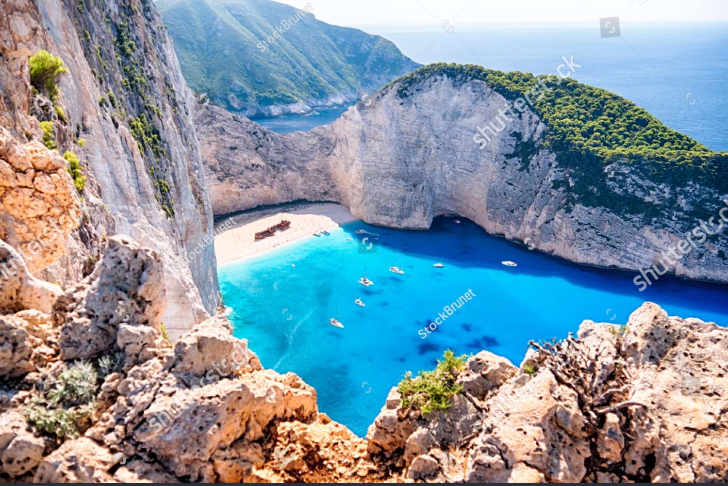 Spiaggia di Navagio, Grecia puzzle online