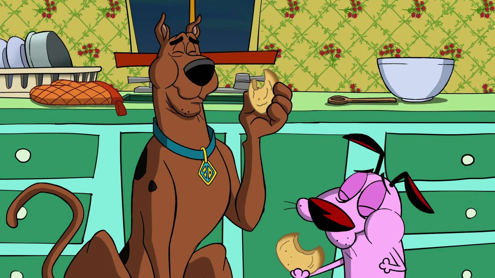 Scooby Doo! Möter Courage the Cowardly Dog pussel på nätet