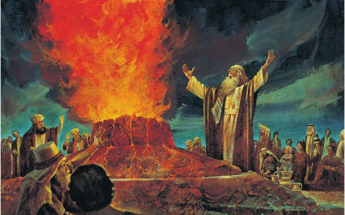 Fire of Prophet Elijah online puzzle