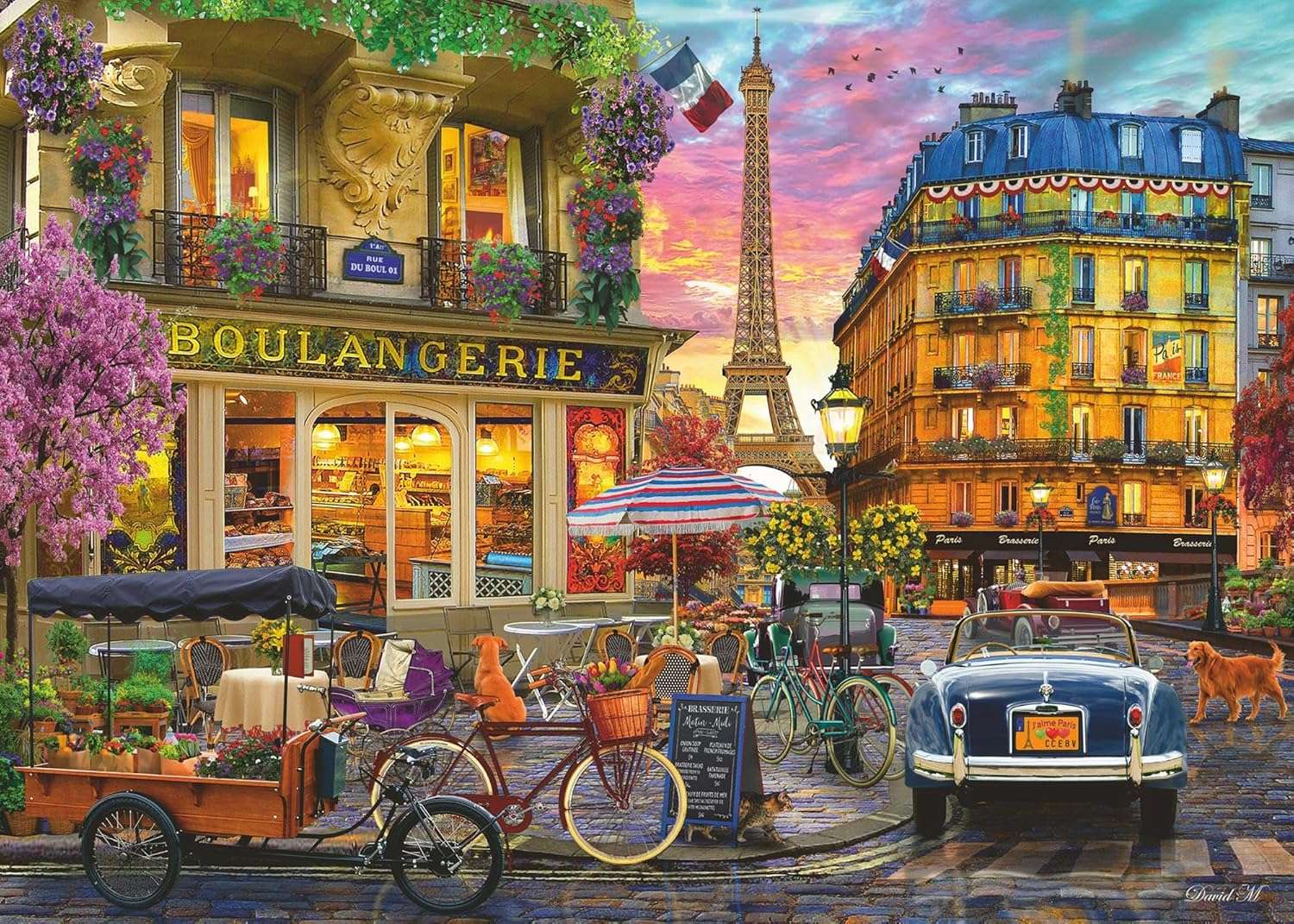 cartierul Parisului jigsaw puzzle online