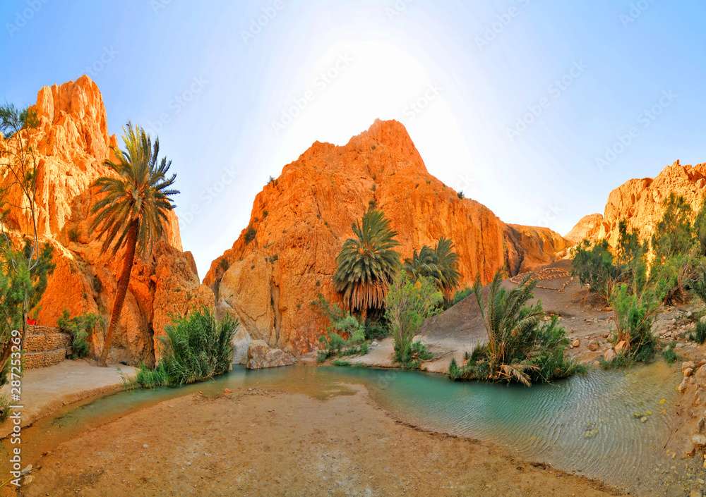 Canyon Chebika, Tunisia puzzle online