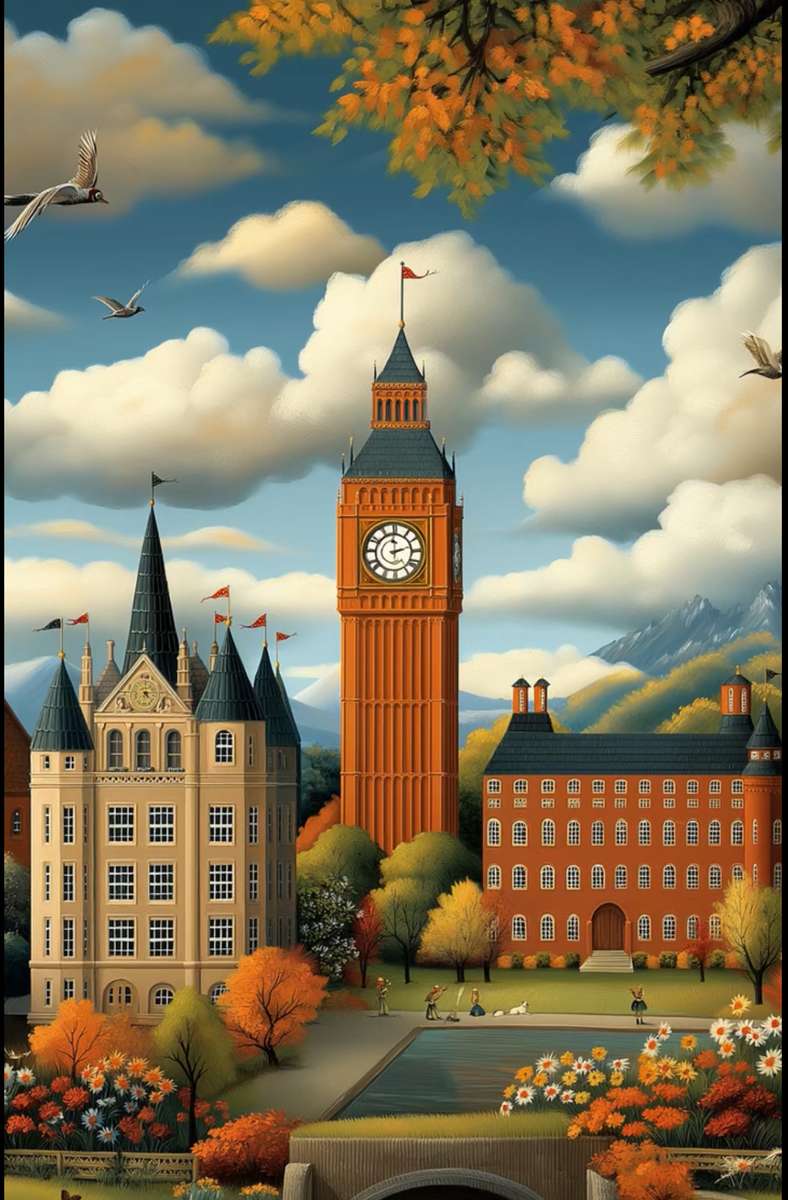 Big Ben din Londra jigsaw puzzle online