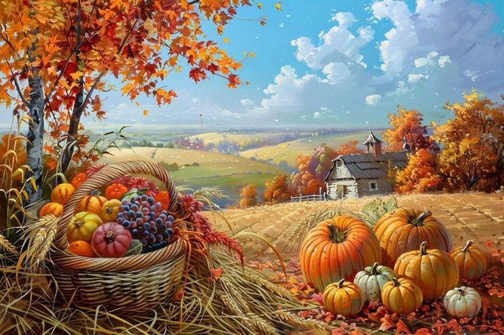 Herbstliche Natur Puzzlespiel online