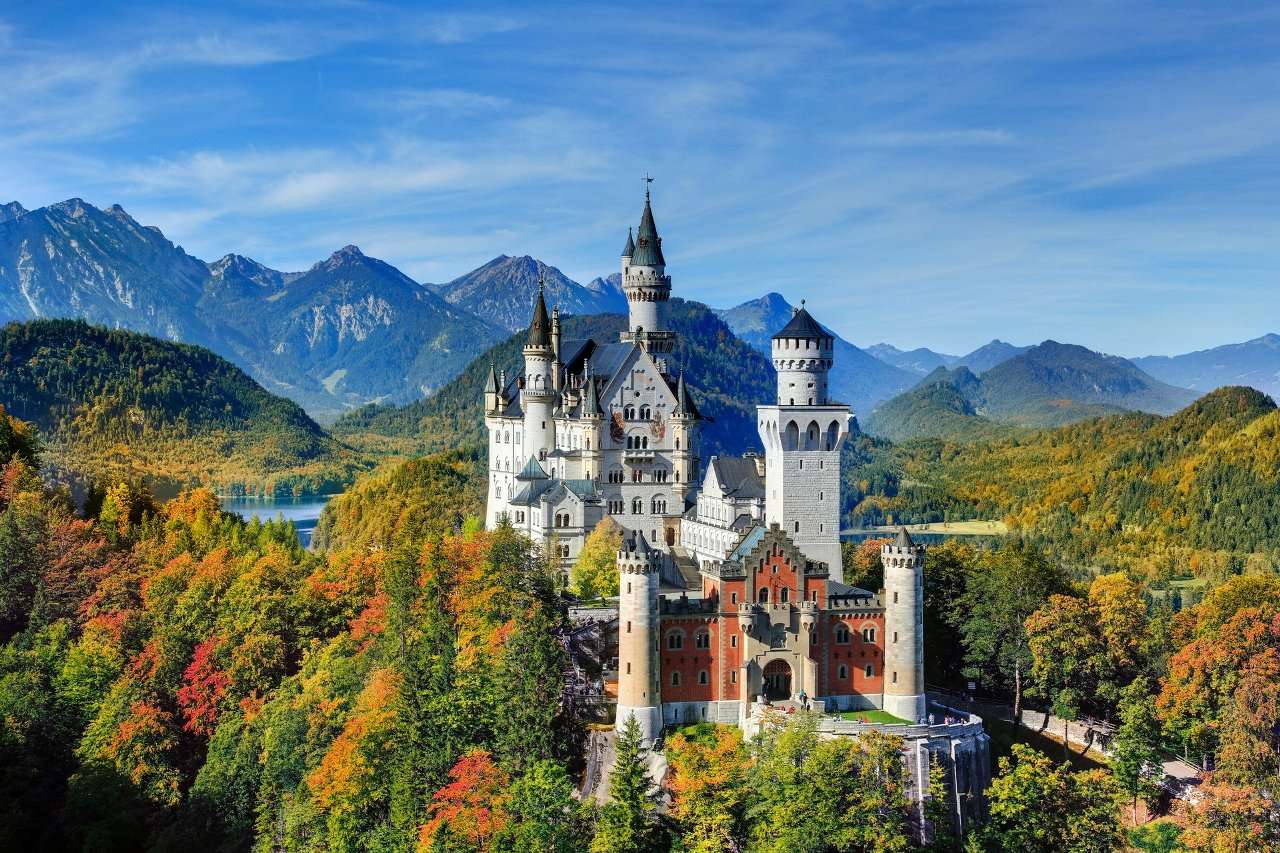 Kasteel Neuschwanstein online puzzel