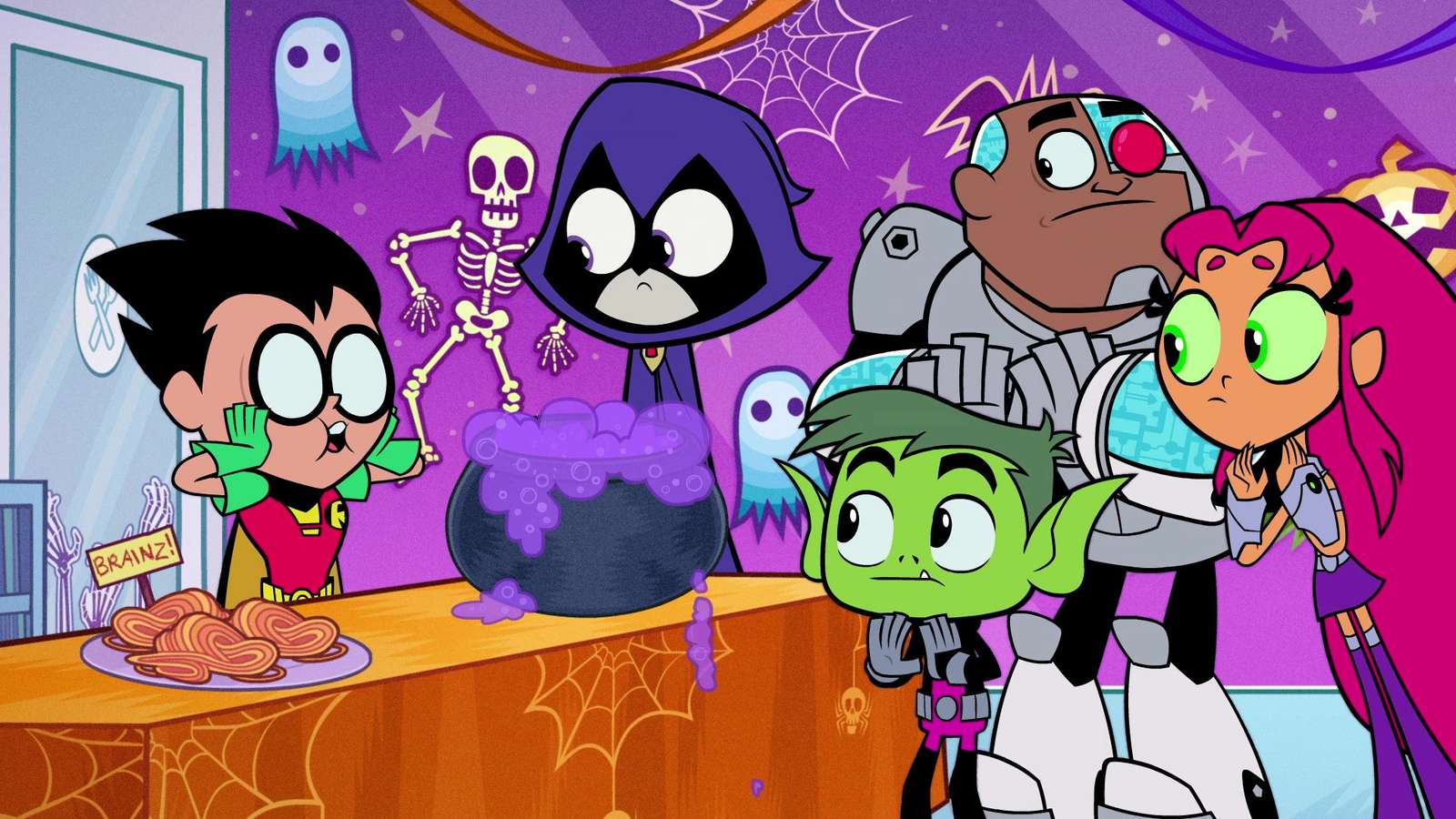 Teen Titans gaan! online puzzel