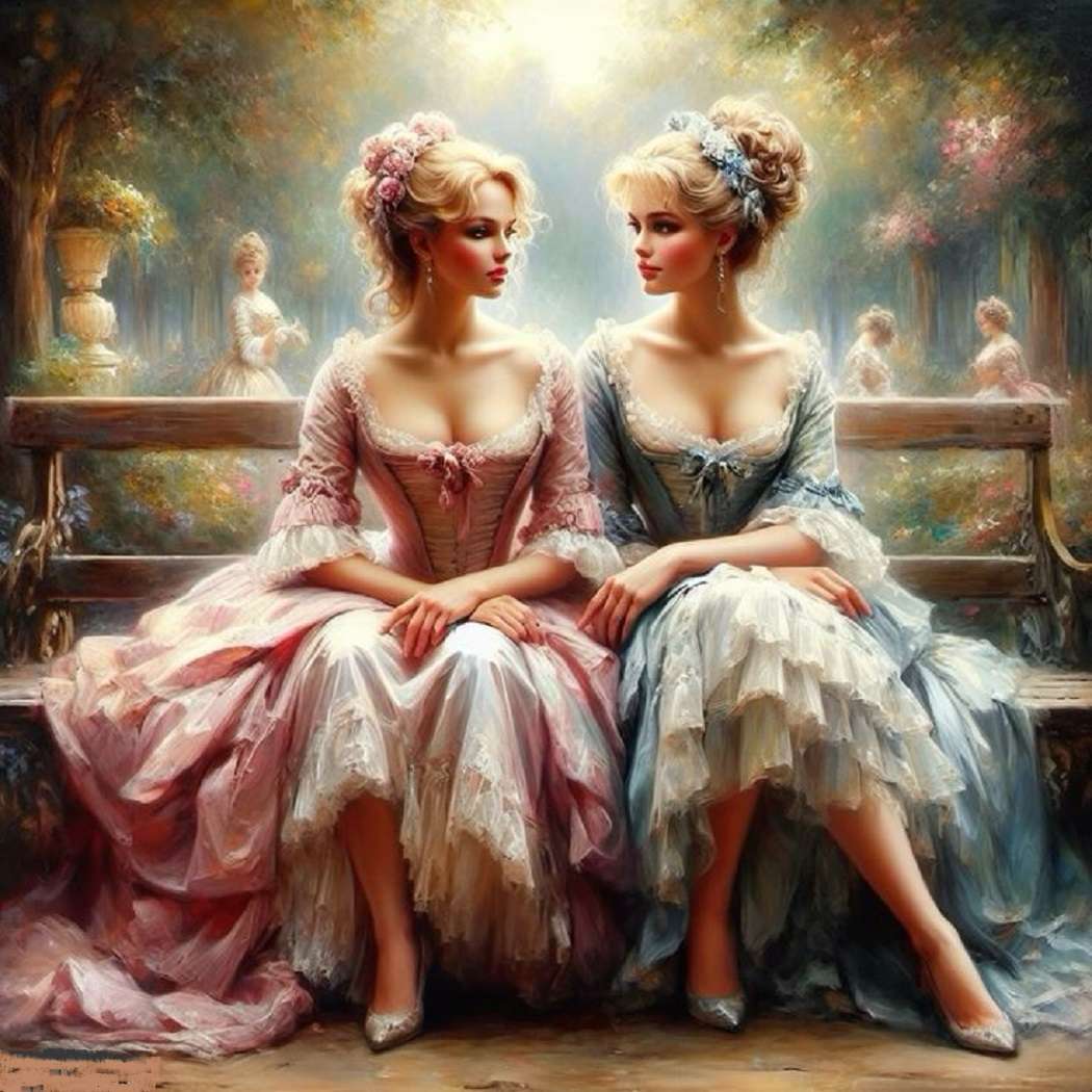 Two twin sisters jigsaw puzzle online