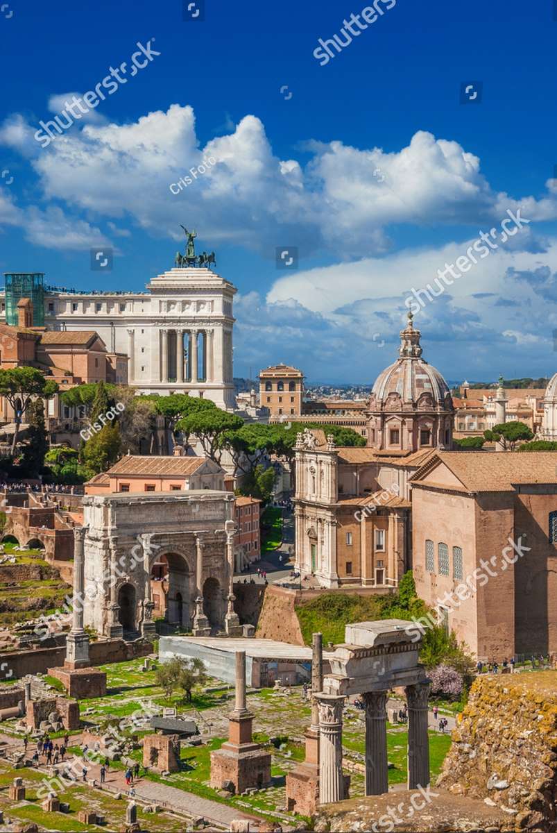 ローマ（イタリア）の古代遺跡 オンラインパズル