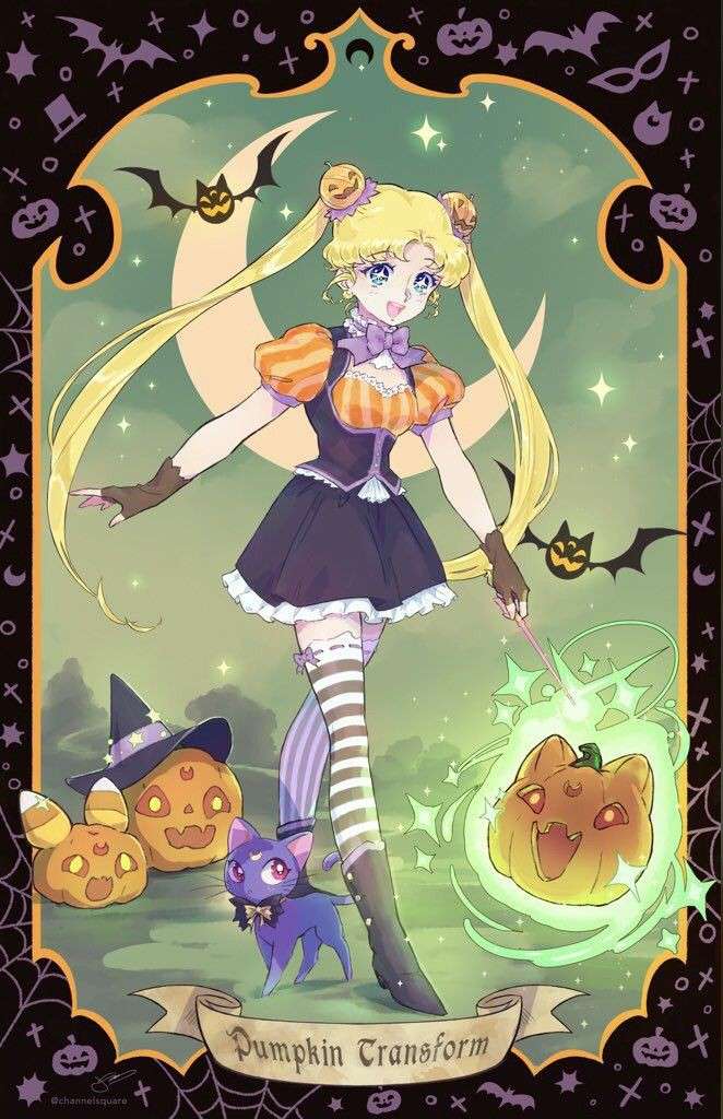 Sailor Moon pour Halloween puzzle en ligne