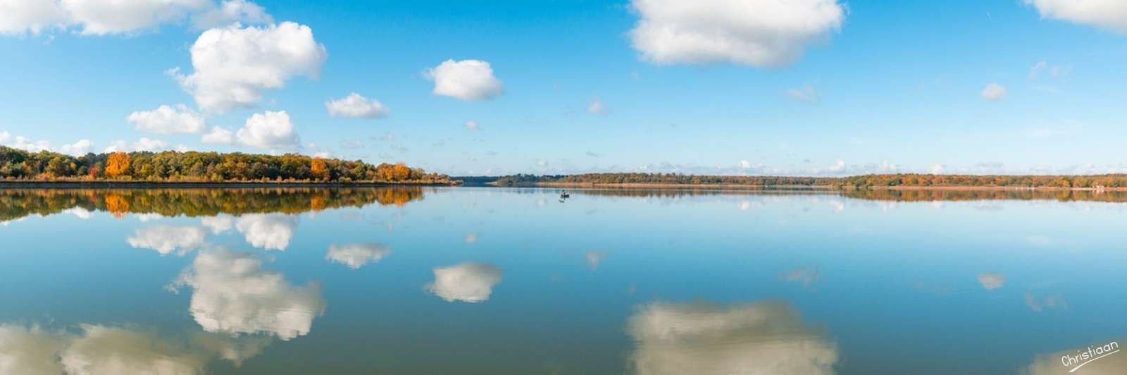 Réflexion, Eau, Miroir parfait. puzzle en ligne