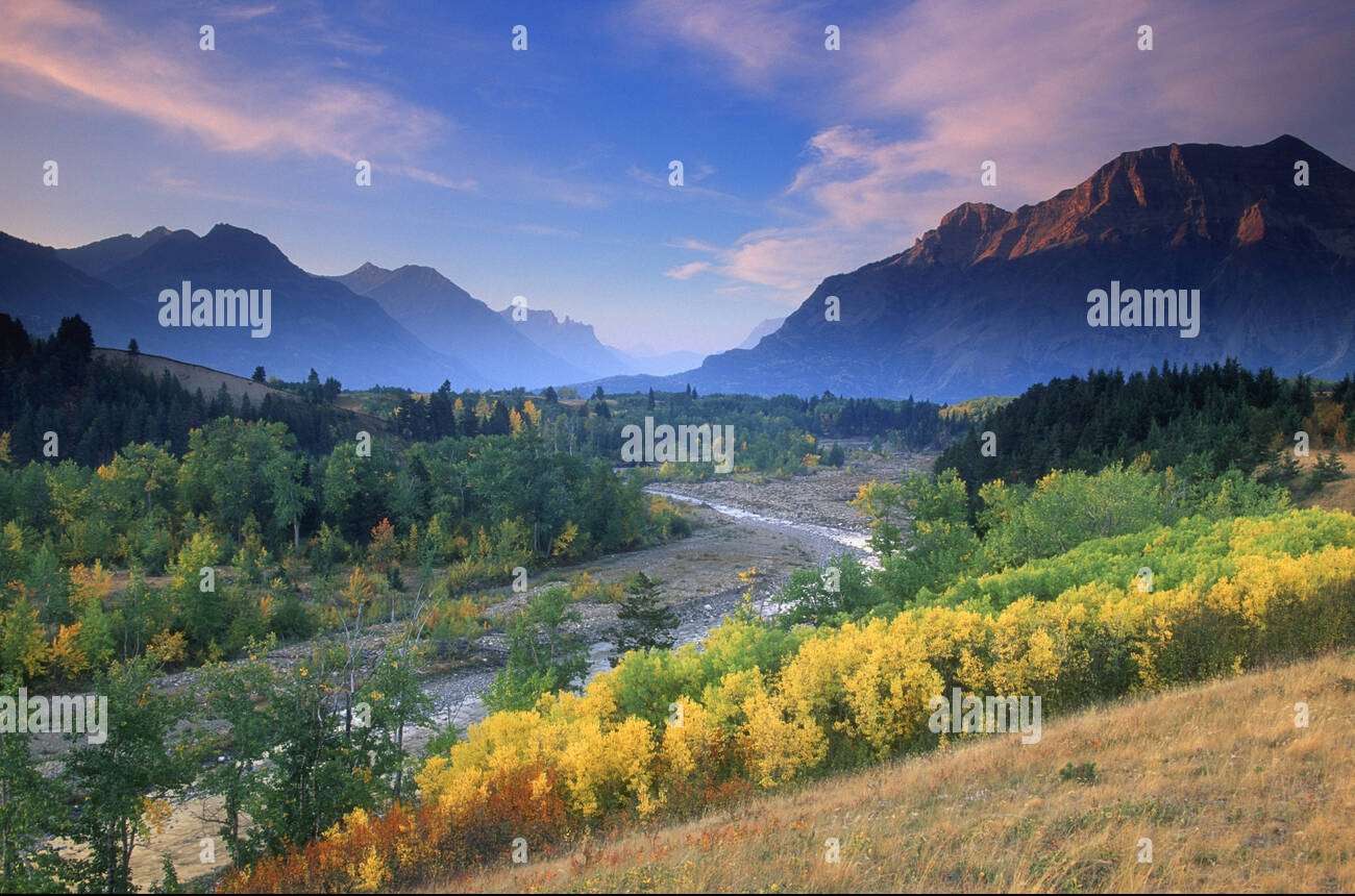 Waterton Park, Alberta, Kanada pussel på nätet