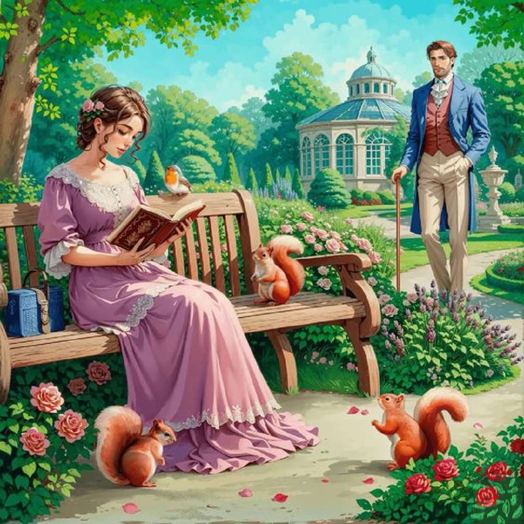 Date in the park jigsaw puzzle online