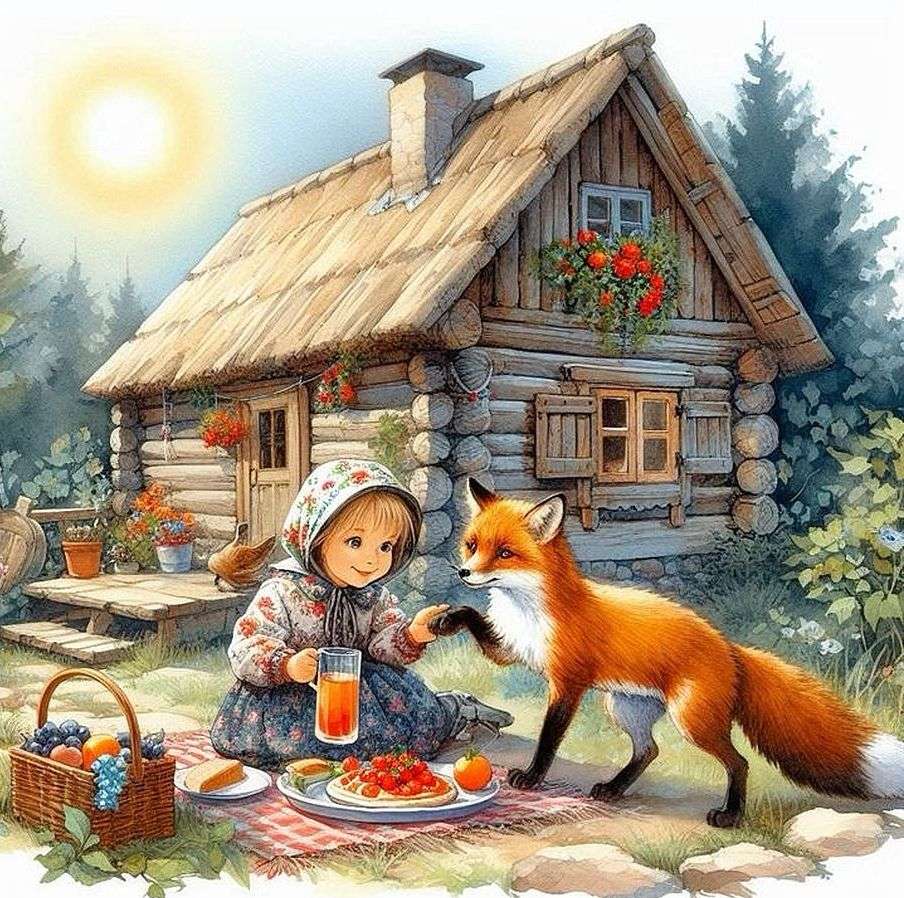 Renard amical puzzle en ligne