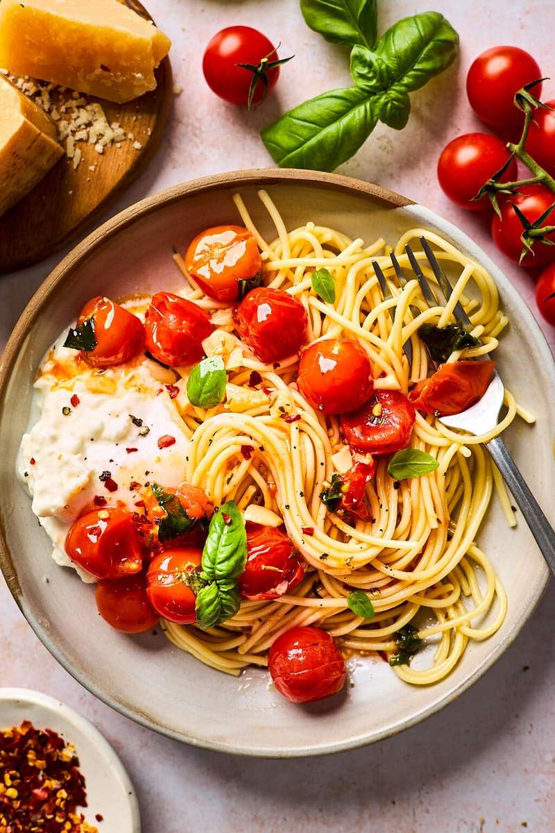 Macarrão De Tomate Cereja quebra-cabeças online