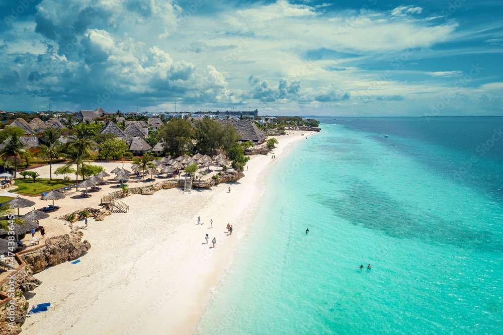 Zanzibarkusten Tanzania pussel på nätet