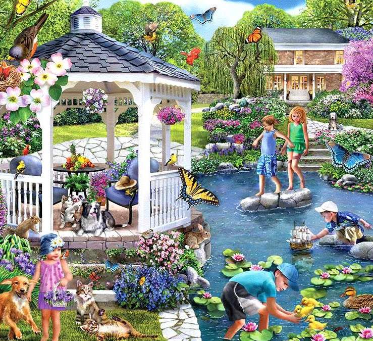 Rilassarsi nel parco puzzle online