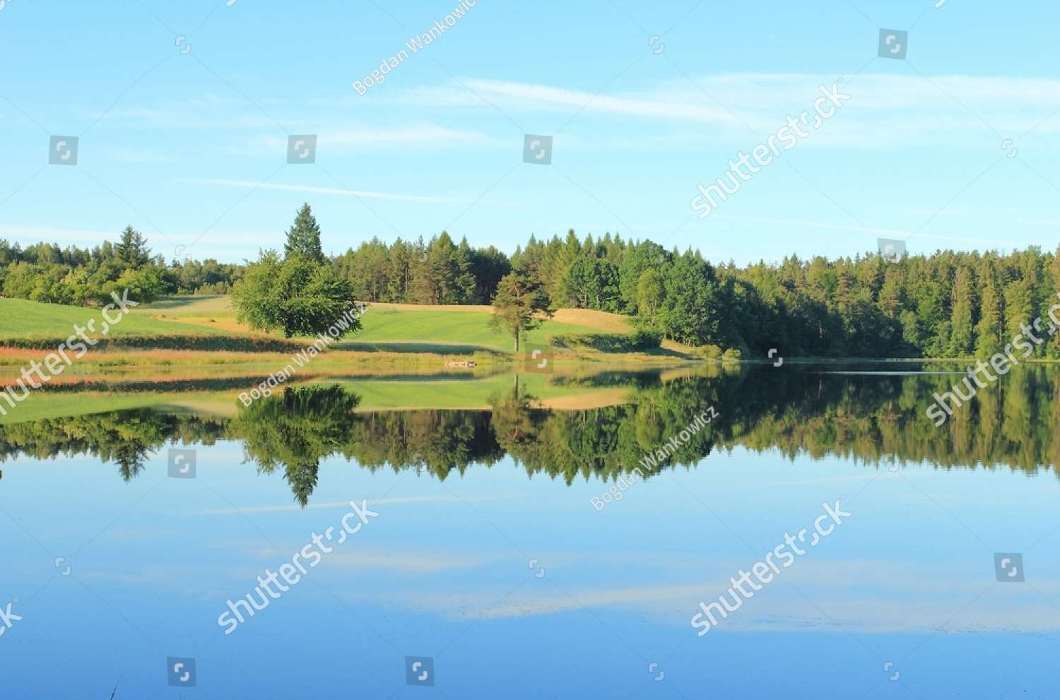 Lac Cachoube Pologne puzzle en ligne