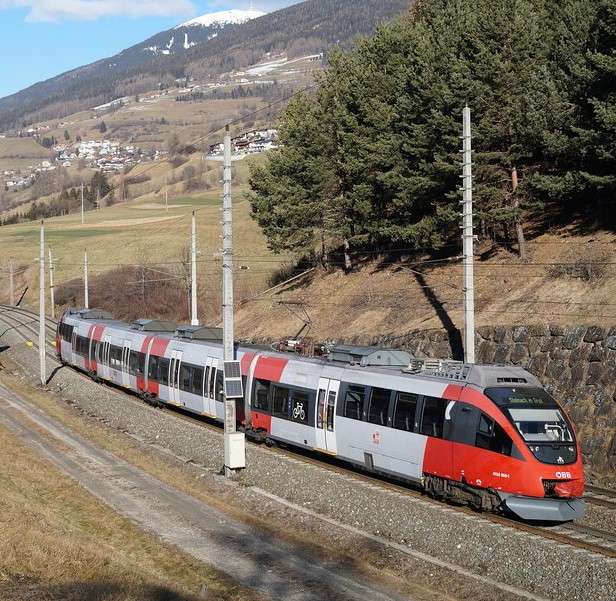 Trein van Innsbruck naar Steinach in Tirol online puzzel