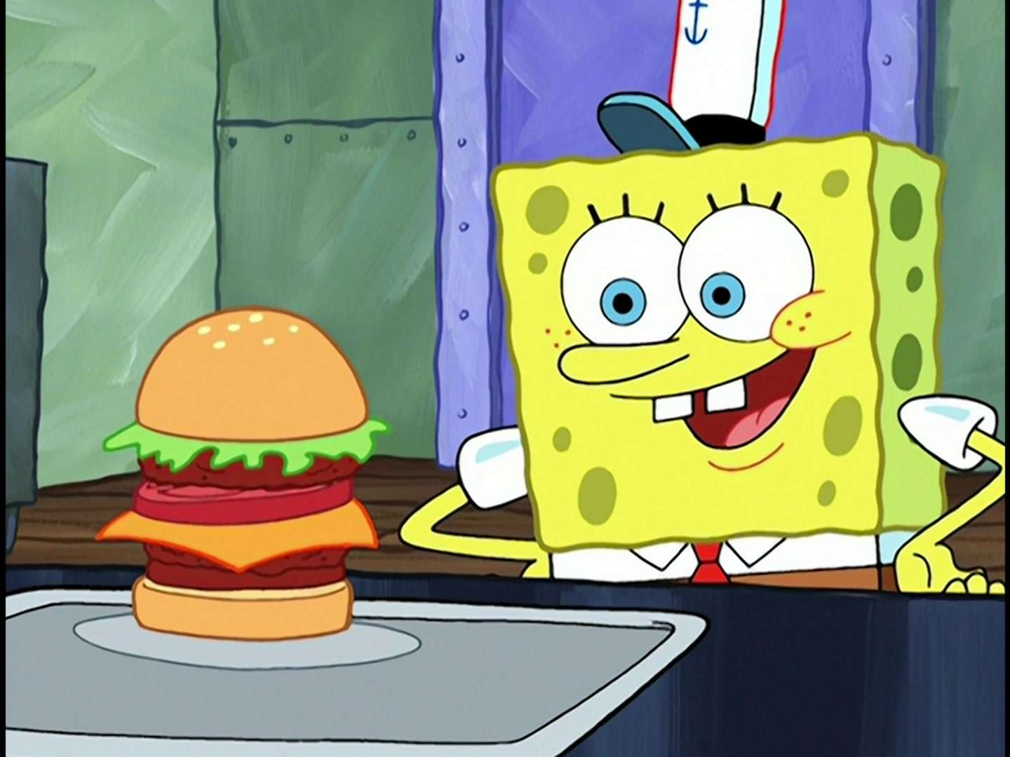 Spongebob v kalhotách online puzzle