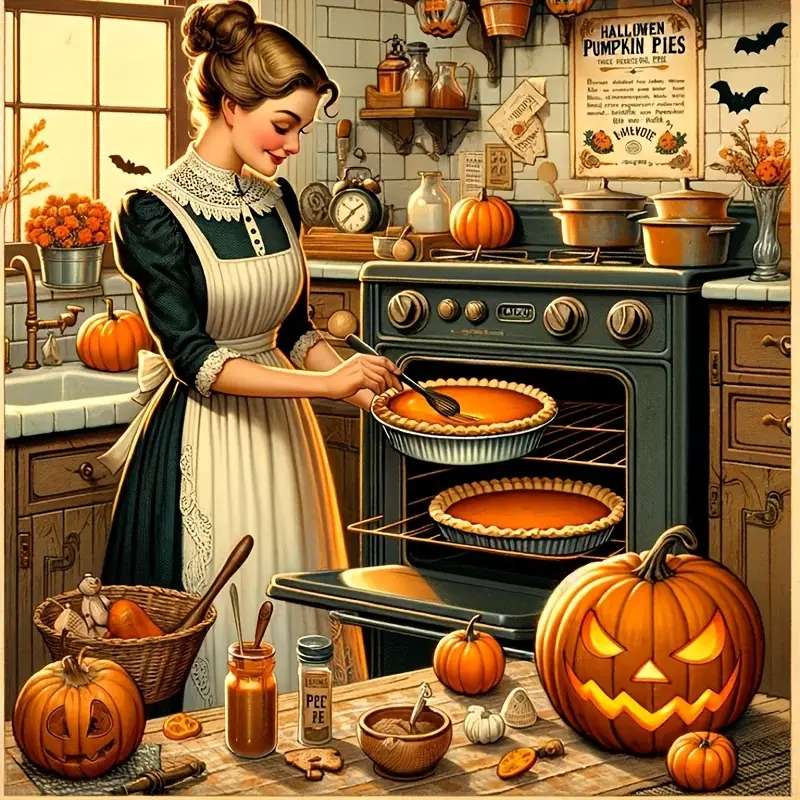 baking pumpkin cake online puzzle