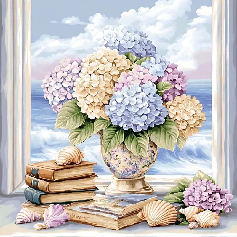 hyacinths with shells jigsaw puzzle online