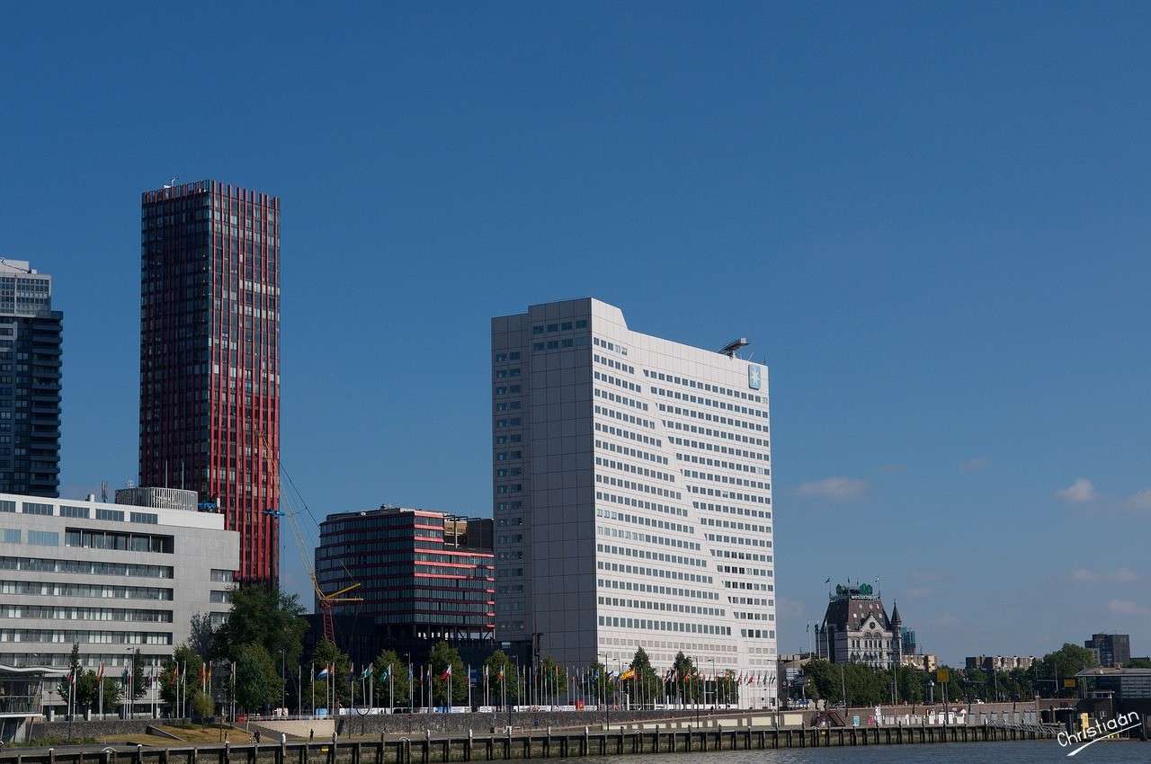 Rotterdam, Niederlande, Hafen. Puzzlespiel online