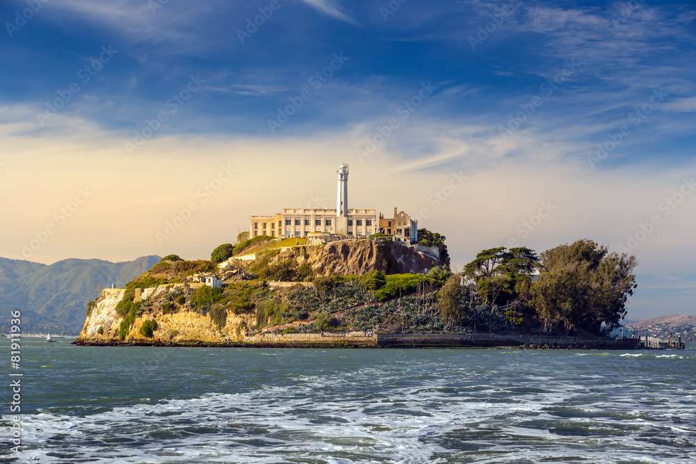 Ostrov Alcatraz San Francisco Kalifornie USA skládačky online