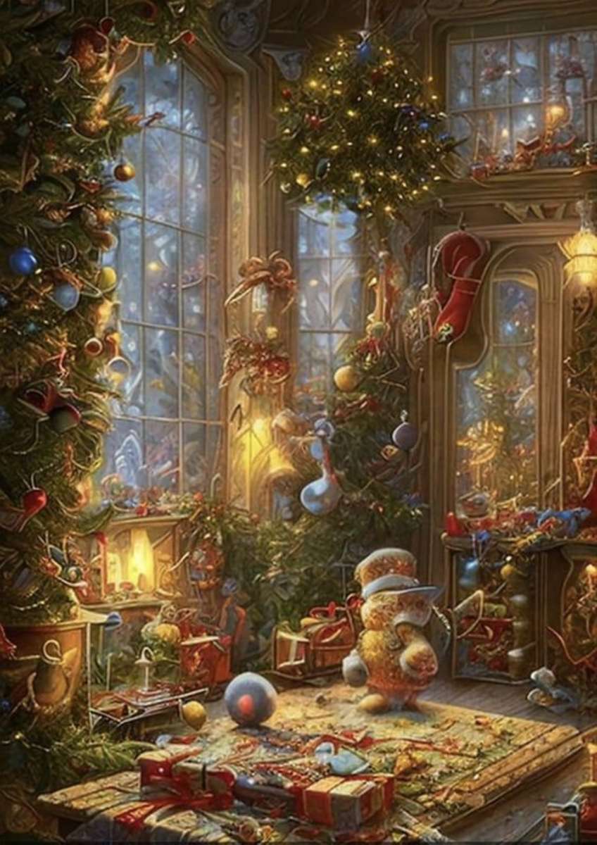 de prachtige magie van Kerstmis legpuzzel online