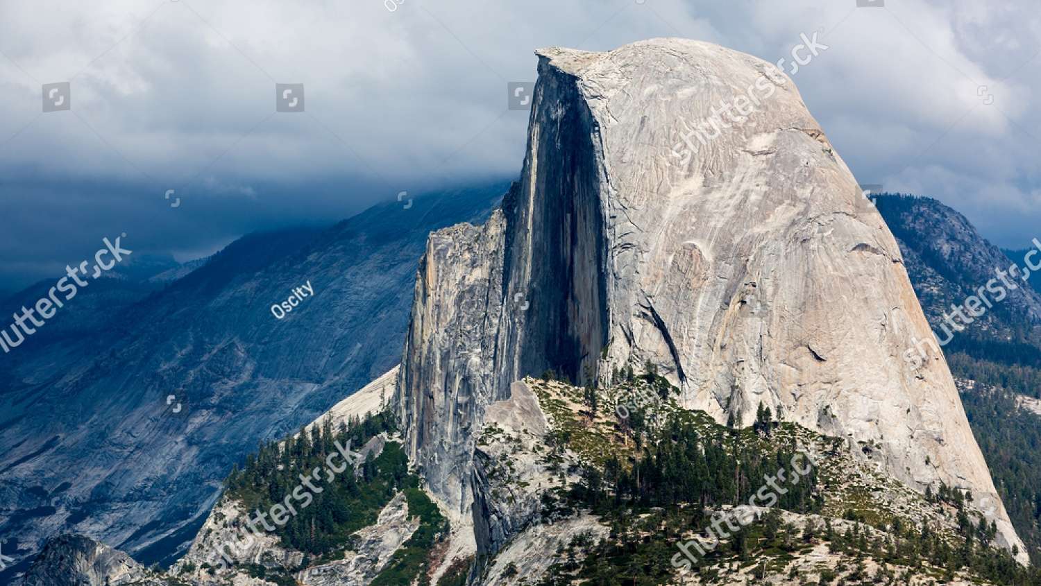 Half Dome Mountain, Yosemite National Park, USA jigsaw puzzle online